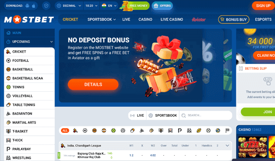 Mostbet official website